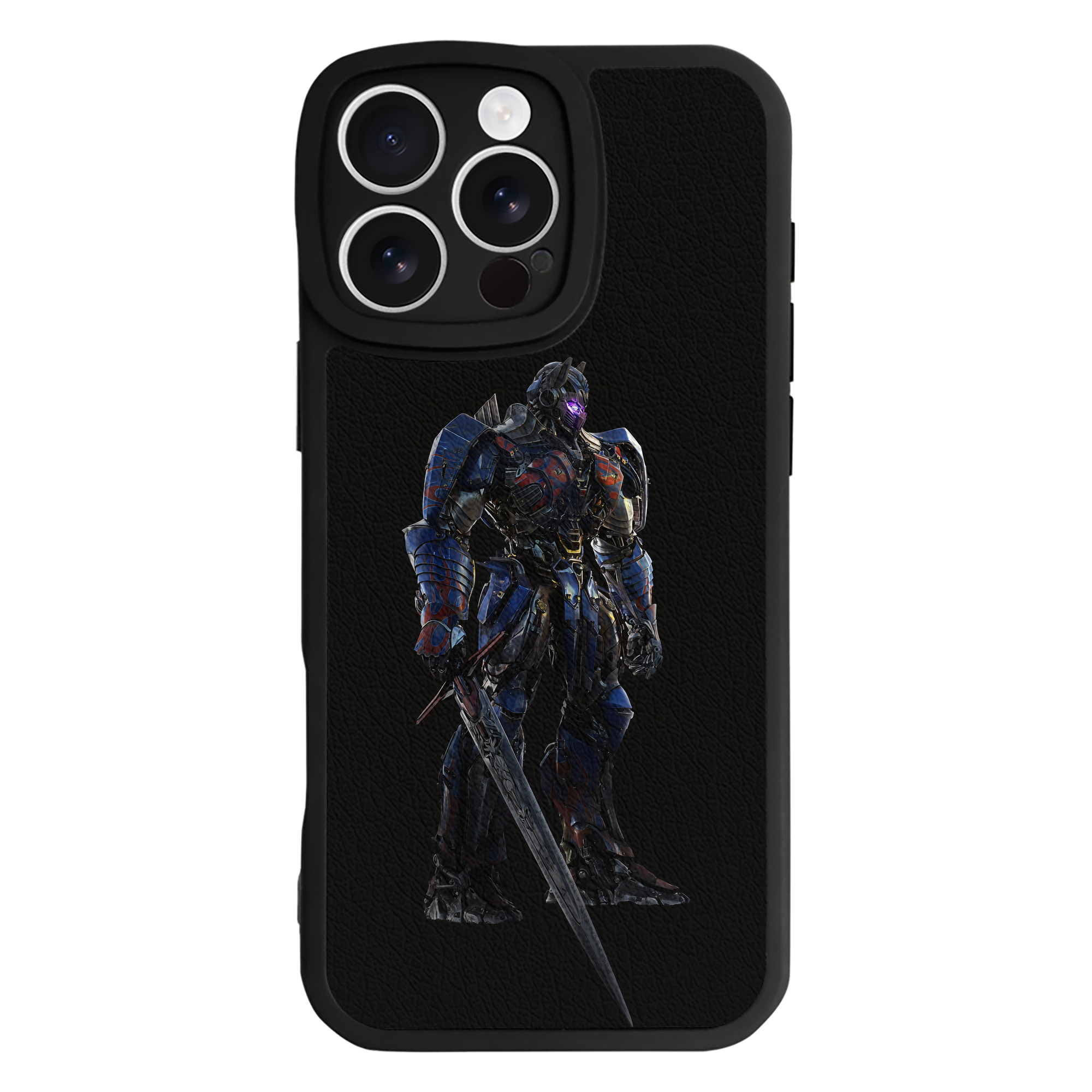 （画像用） Transformers トランスフォーマー 【iPhone 16シリーズ対応】シリコンスマホケース（レザー調） 材質：シリコン